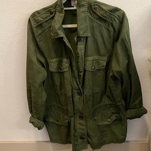 Gap olive military jacket